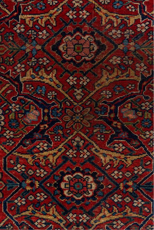 Antique Farahan Area Rug (7' x 14')